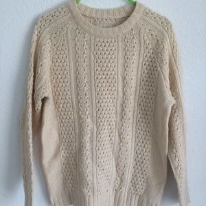 Forever 21 Cream Sweater